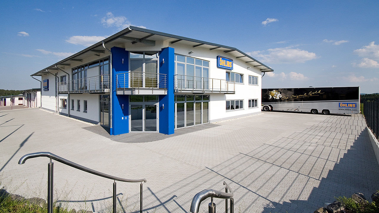 Öhlins Distribution & Test Center at Nürburgring, Germany opened